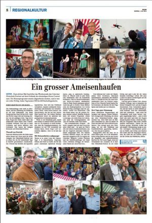 Zum dritten Mal fand über das Wochenende das Ustermer Hinterhalt-Festival auf dem Gelände des ehemaligen Kinos Central statt. Ein Riesenprogramm musste abgearbeitet werden, und es war ein voller Erfolg. Jeden Tag kamen 500 bis 600 Kulturbegeisterte.